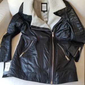 Carmar napa black leather jacket NEW with tags